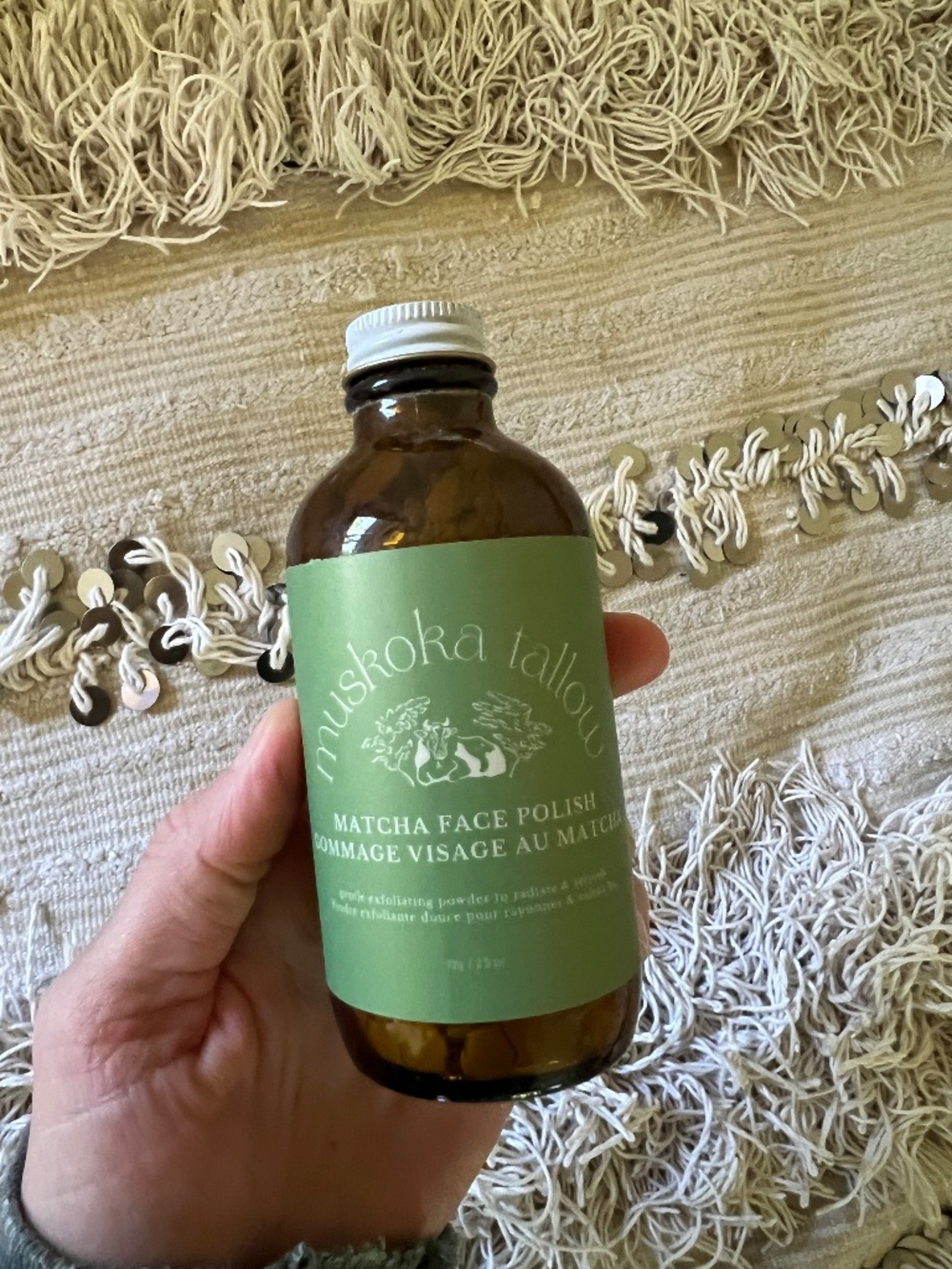 Muskoka Tallow Match Face Polish - Powder exfoliant